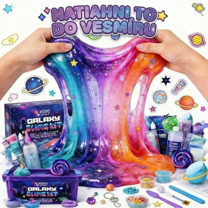 Galaxy Slime Kit | Senzorická STEM hra | pre deti 4+
