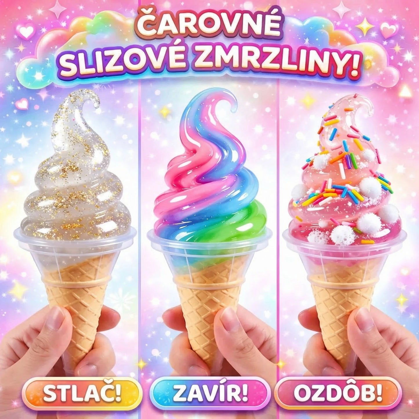 Naber, namiešaj a vytvor: Ultimátna 42-dielna sada na výrobu Ice Cream Slime