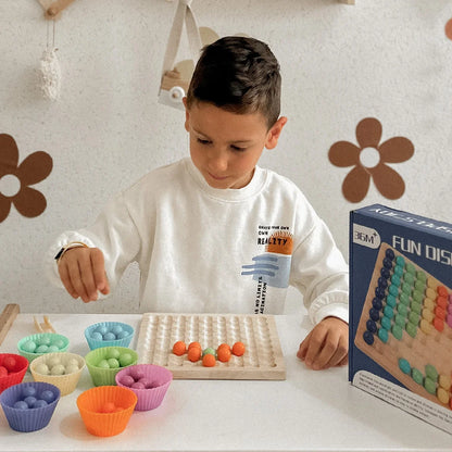 Montessori - Stolová hra s korálkami