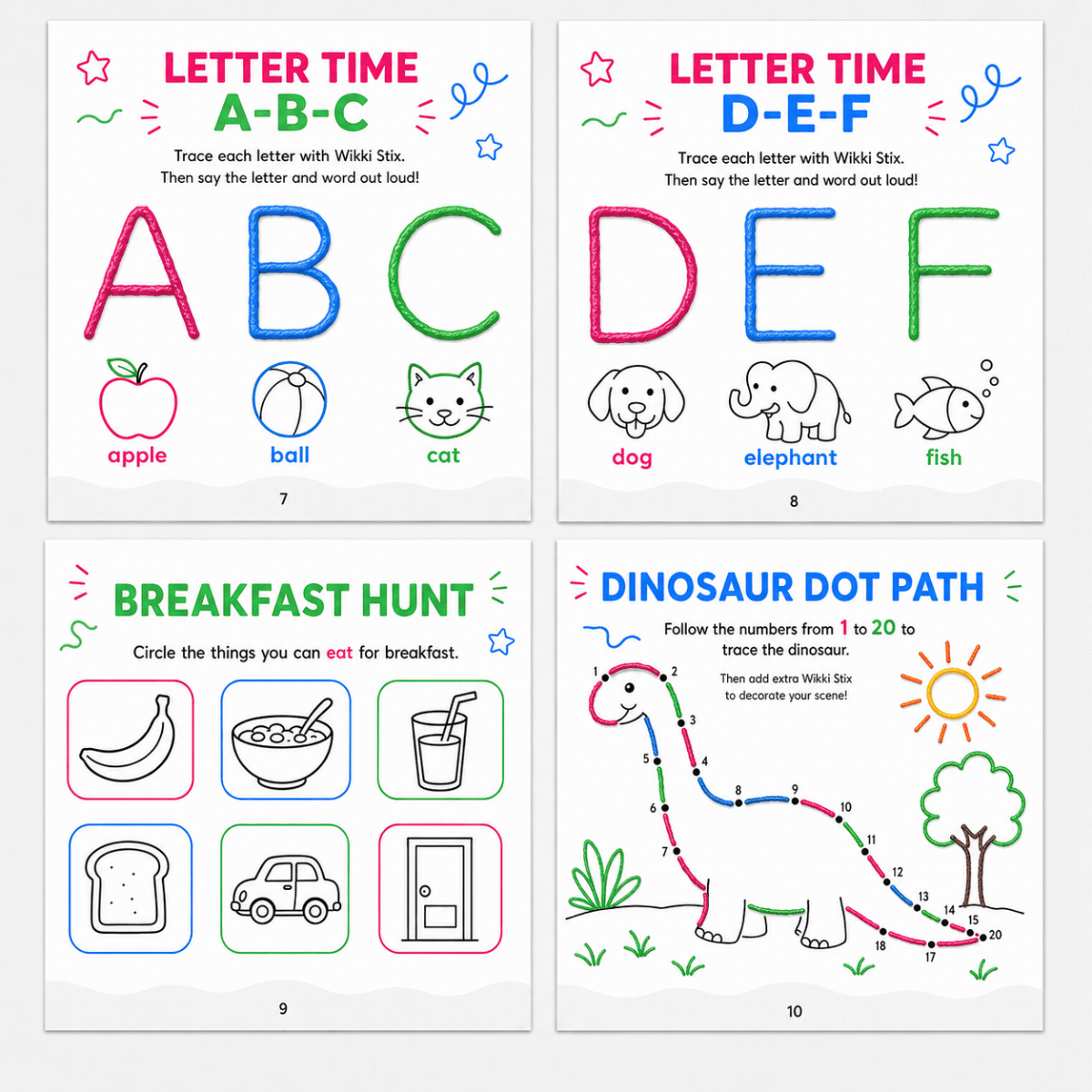 Wikki Stix: Velká e-kniha aktivit (30 stran a 40 úkolů)